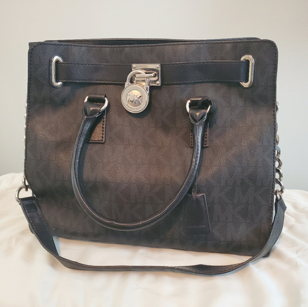 Michael Kors Black Large Hamilton Purse